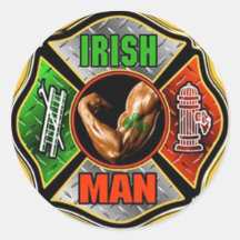 Irish Fire fighter Stickers