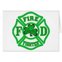 IRISH FIREFIGHTER CARD