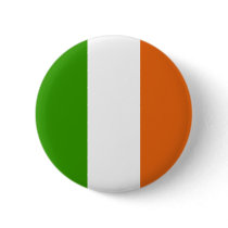 Irish Flag Pinback Button