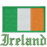 Irish Flag Embroidered On Shirt Polo Shirt