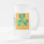 Irish Flag Harp & Shamrock Mug