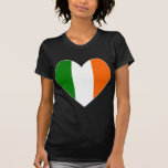 Irish Flag Heart Valentine Tees
