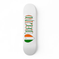 Irish Flag Heart & Word Ireland