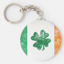 Irish Flag Key Chain