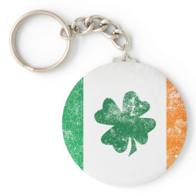 Irish Flag Key Chain by Surrealism