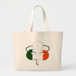Irish Flag Mask Canvas Bags