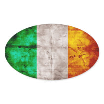 Irish Flag Oval Stickers