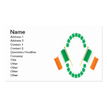 Irish Flags Business Cards