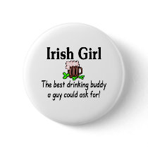 Irish Girl Best Drinking Buddy 2 Pins