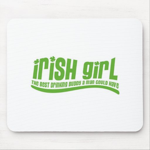 Irish Girl Mouse Pads