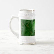 Irish Girl Silhouette Flag Mug