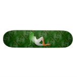 Irish Girl Silhouette Flag Skateboards