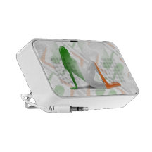 Irish Girl Silhouette Flag Speaker System