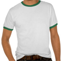 Irish Girl Silhouette Flag T-shirts