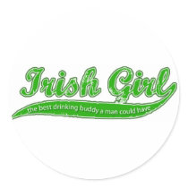 Irish Girl stickers