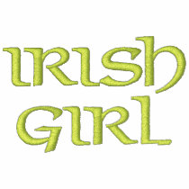 IRISH GIRL - t-shirt Embroidered Polo Shirt