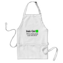 Irish Girl The Best Drinking Buddy A Guy Could Ask Aprons