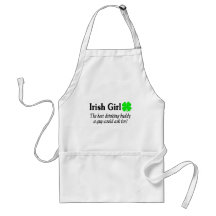 Irish Girl The Best Drinking Buddy A Guy Could Ask Aprons