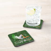 Irish Girls are Best Flag Drink Coasters