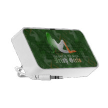 Irish Girls are Best Flag iPod Speakers