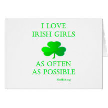 Irish Girls Greeting Card
