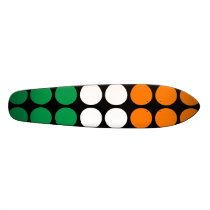 Irish Girls St Patrick's Day  Polka Dot Irish Flag Skateboards