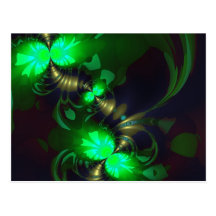 Irish Goblin – Emerald and Gold Ribbons Post Cards