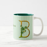 Irish Gold Monogram B Coffee Mug