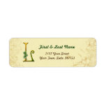 Irish Gold Monogram L Label