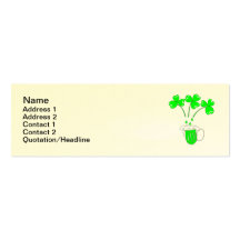 Irish Green Beer Business Card