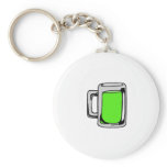 Irish Green Beer Mug keychains