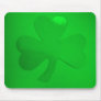 Irish green colver, shamrock mousepad