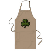 Irish Green Shamrock T-shirts and Gifts Aprons