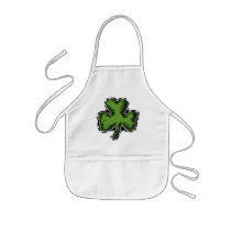 Irish Green Shamrock T-shirts and Gifts Apron