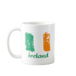 Irish grunge flag design mugs