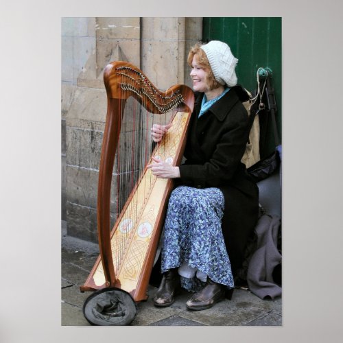 Irish Harpist zazzle_print