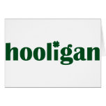 Irish Hooligan Greeting Card