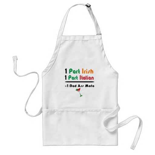 Irish Italian Funny Cooking Apron