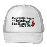 Irish Italian Girl Mesh Hats