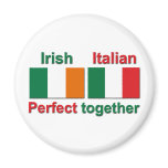 Irish Italian - Perfect Together! magnets