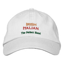 IRISH ITALIAN ST. PATRICK'S DAY EMBROIDERED BASEBALL CAPS