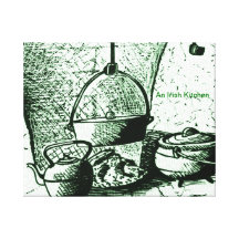 Irish Kitchen Canvas Canvas Print