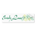 Irish Lass bumper Sticker