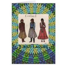 Irish Lassies Card