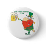 Irish Leprechaun Man with Beer Pin