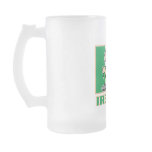 Irish leprechaun rugby player Ireland flag Ireland mugs