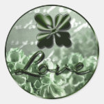 Irish Love Envelope Seal Round Stickers
