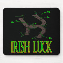 Irish Luck Mousepads