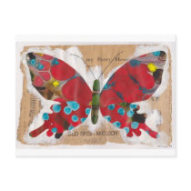 Irish Melody Butterfly Post Card