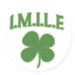 Irish Milf Round Sticker